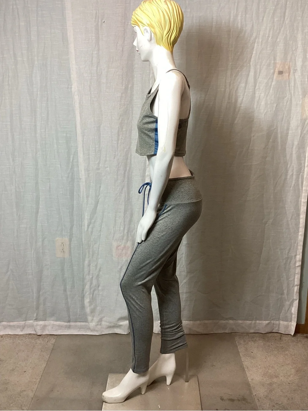 NWT Year of Ours Heather Grey Matching Activewear Set; Size: L